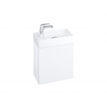 Skříňka pod umyvadlo mini Ravak SD Classic II 40x22x50 cm, závěsná, levé - bílý lesklá