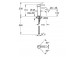 Baterie Grohe Essence New umyvadlová - hard graphite