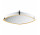 Horní sprcha Grohe Grandera 221 mm x 221 mm, závěsná, jeden prietok - chrom / zlatá 