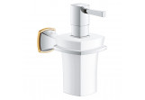 Madlo Grohe Grandera z ceramicznym dozownikiem na mýdlo - chrom / zlatá