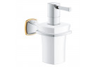 Madlo Grohe Grandera z ceramicznym dozownikiem na mýdlo - chrom / zlatá
