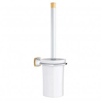 Madlo Grohe Grandera z ceramicznym dozownikiem na mýdlo - chrom / zlatá