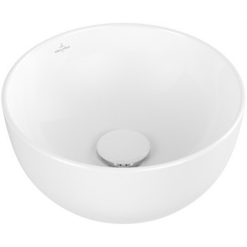 Umyvadlo Villeroy&Boch Artis na postavení na desku, śr. 43 cm, Weiss Alpin