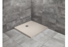 Čtvercová sprchová vanička Radaway Doros C, akrylátátový 100x100 cm - stone kaszmirowy