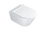 Mísa Catalano Sfera NF závěsná, 35x50 cm, bez splachovacího okruhu, bílá + sedadlo s pozvolným sklápěním slim + mocowania
