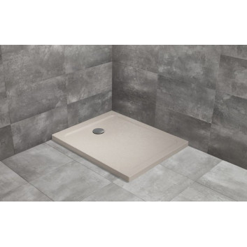 Sprchová vanička pravoúhlý Radaway Doros D, 130x90cm, akrylátový, stone white