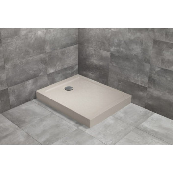 Sprchová vanička pravoúhlý Radaway Doros D Compact, 130x90cm, akrylátový, stone bílý