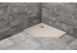 Pětiúhelníková vanička levý Radaway Doros PT E 100x80cm bílý