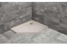 Pětiúhelníková vanička pravý Radaway Doros PT E 100x80cm - stone kaszmirowy