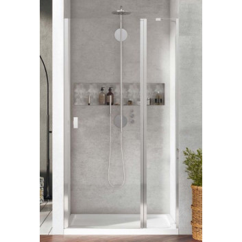 Dveře sprchové Radaway Nes KDS II 120, levé, 1200x2000mm, stříbrná profil
