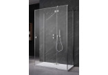 Dveře sprchové Radaway Essenza New KDJ+S 90 cm, levé, profil chrom, čiré sklo