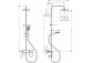 Sprchový set Hansgrohe Vernis Blend Vario s držákem Crometta 65 cm - chrom