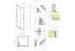 Sprchový kout Radaway Modo X I 120, przejrzysta, 1180x2000mm