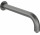 Výtokové rameno sprchový Deante Silia stěnová, délka 40,3 cm - titanium