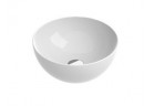 Umyvadlo na postavení na desku Catalano Sfera kulatá 42 cm, bez otvoru pro baterii, bez přepadu - bílý lesklá
