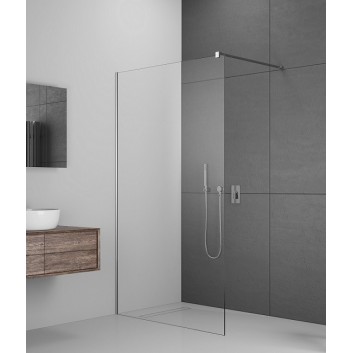 Stěna Walk-In Radaway Modo New II 120, 118.5-119.5x200cm, chrom, sklo čiré- sanitbuy.pl