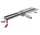 Lineární odtok, pełny souprava, Wiper New Premium, 600mm, vzor Pure (do wklejenia płytki), povrchová úprava szlif