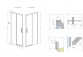 Dveře wnękowe 100cm x 200.5cm levé sklo čiré chrom Radaway Idea DWJ- sanitbuy.pl