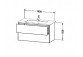 Skříňka pod umyvadlo Duravit L-Cube, závěsná 820 x 481 mm - bílá, vysoký lesk