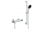 Sprchová baterie s termostatem Grohe Precision Flow, nadomítková, se sprchovým systémem - chrom