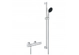 Sprchová baterie s termostatem Grohe Precision Flow, nadomítková, se sprchovým systémem - chrom