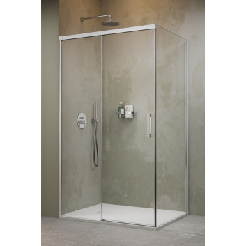 Dveře koutu prysznicowej Radaway Idea 8 KDJ 110, levé, 1000x2000mmm, sklo čiré, chrom