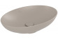 Umyvadlo na postavení na desku Villeroy & Boch Loop & Friends, 56x38cm, oválný, z přepadem, Stone White CeramicPlus
