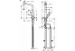 Dřezová baterie Hansgrohe Metris Select M71, páková 320, 1jet - ušlechtilá ocel finish