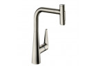 Dřezová baterie Hansgrohe Talis Select M51, páková 300, výsuvná sprcha, 2jet, sBox - ušlechtilá ocel finish