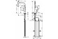 Dřezová baterie Hansgrohe Metris Select M71, páková 240, výsuvná sprcha, 2jet, sBox - ušlechtilá ocel finish