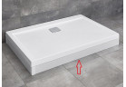 Panel k sprchové vaničky prostokątnego Radaway Argos D 120 cm hliník - bílá