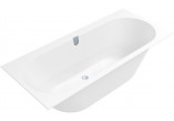 Vana obdélníková Villeroy & Boch OBERON 2.0, 180x80, Weiss Alpin