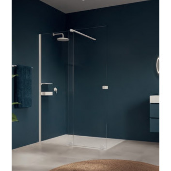 Stěna Walk -in z ruchomym segmentem Huppe Enjoy Pure, Typ 800, chrom, čiré sklo z AntiPlaque
