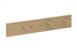 Sprchová hlava/ horní sprcha Hansgrohe Raindance S, kulatá 240 1jet PowderRain EcoSmart - bronz kartáčovaný