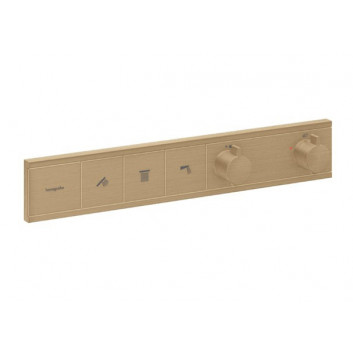 Sprchová hlava/ horní sprcha Hansgrohe Raindance S, kulatá 240 1jet PowderRain EcoSmart - bronz kartáčovaný