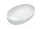 Umyvadlo na postavení na desku Catalano Sfera oválný 60x42 cm, bez otvoru pro baterii, bez přepadu - bílý lesklá