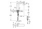 Baterie elektronické Grohe Eurosmart Cosmopolitan E 1/2", velikost L, chrom- sanitbuy.pl