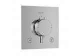 Baterie termostatická Hansgrohe Ecostat E do 2 přijímačů, podomítková, vnější komponent - chrom