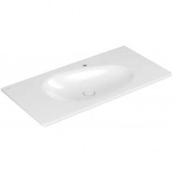 Závěsný bidet Villeroy&Boch Antao, 56x37 cm, s jedným otvorem, s povrchem CeramicPlus - bílý