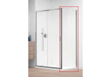 Pevná boční stěna Radaway Alienta S 90 cm - sklo čiré, profil chrom