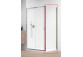 Dveře sprchové Radaway Alienta DWJ+S 100 cm - sklo čiré, profil chrom