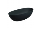 Vana volně stojící Omnires Shell M+ 175x78cm - barva black lava matnáný