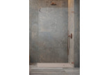 Dveře sprchové walk-in Radaway Essenza Pro 8 Walk-in II, 120x200cm - sklo čiré, profil měď
