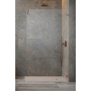 Dveře sprchové walk-in Radaway Essenza Pro 8 Gold, 130x200cm, sklo čiré, profil zlatá