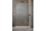 Dveře sprchové walk-in Radaway Essenza Pro 8 Walk-in II, 130x200cm - sklo čiré, profil měď
