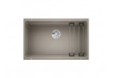 Dřez Blanco Etagon 700 silgranitowy 73x46 cm z prowadnicami - tartufo