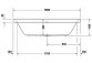 Vana hydromasážní Duravit Starck 200x100 cm, wariant hydromasażu Air-System - bílá