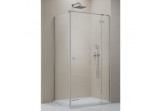 Dveře sprchové Radaway Essenza KDJ 90 cm, pravé, sklo čiré s povrchem Easy Clean, profil GunMetal