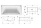 Vana hydromasážní Duravit Happy D.2 190x90 cm, wariant hydromasażu Air-System - bílá
