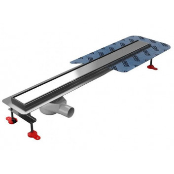 Lineární odtok Wiper New Premium Revers s přírubou, 80 cm, sifon drop 35 - szlif